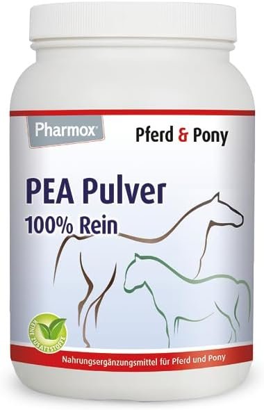 Pferd & Pony PEA (Palmitoylethanolamid) - Pulver - 100% Rein - Hochdosiert - Frei von Zusatzstoffen