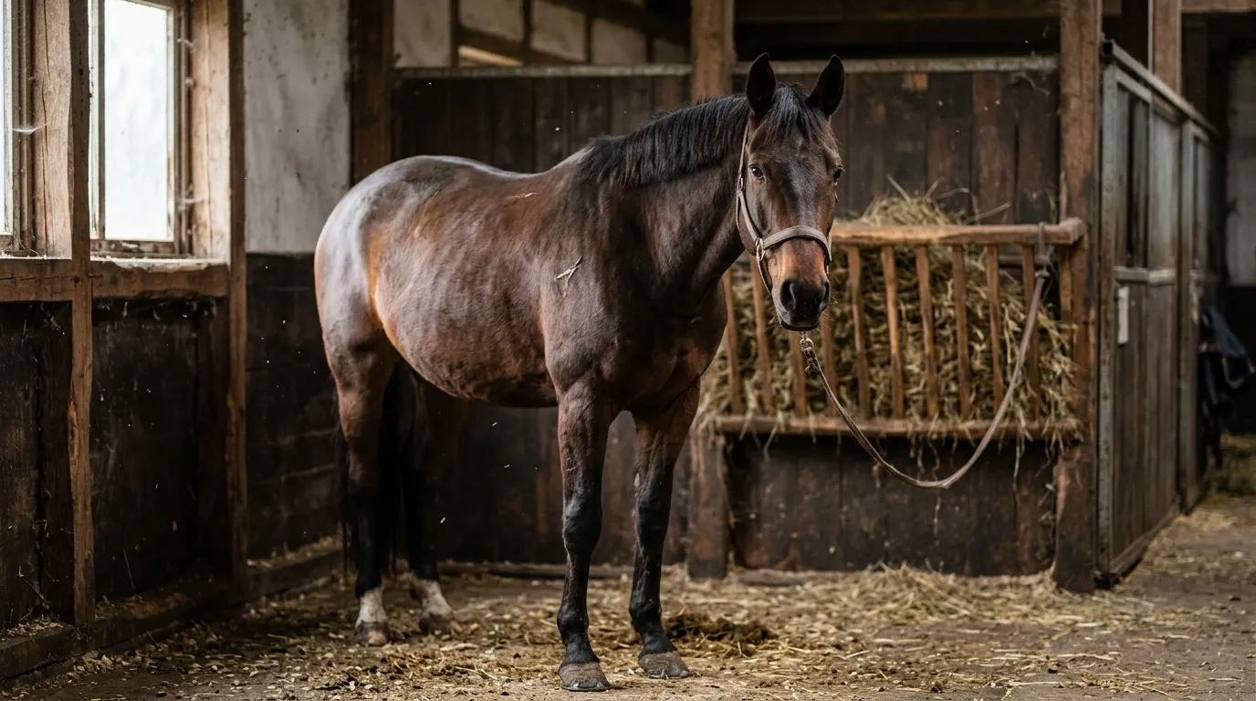 Warmblutstute im deutschen Stall — Mönchspfeffer zur Regulierung hormoneller Schwankungen während der Rosse