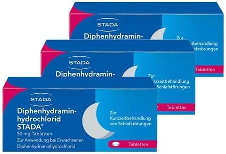 DIPHENHYDRAMINHYDROCHLORID STADA 50 mg Tabletten (3x20 St)