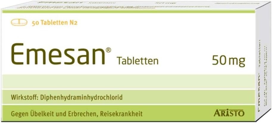 Emesan Tabletten 50mg 50 Stück von Aristo Pharma