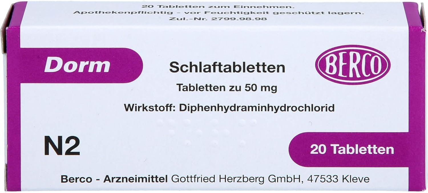 Dorm Schlaftabletten, 20 St. Tabletten