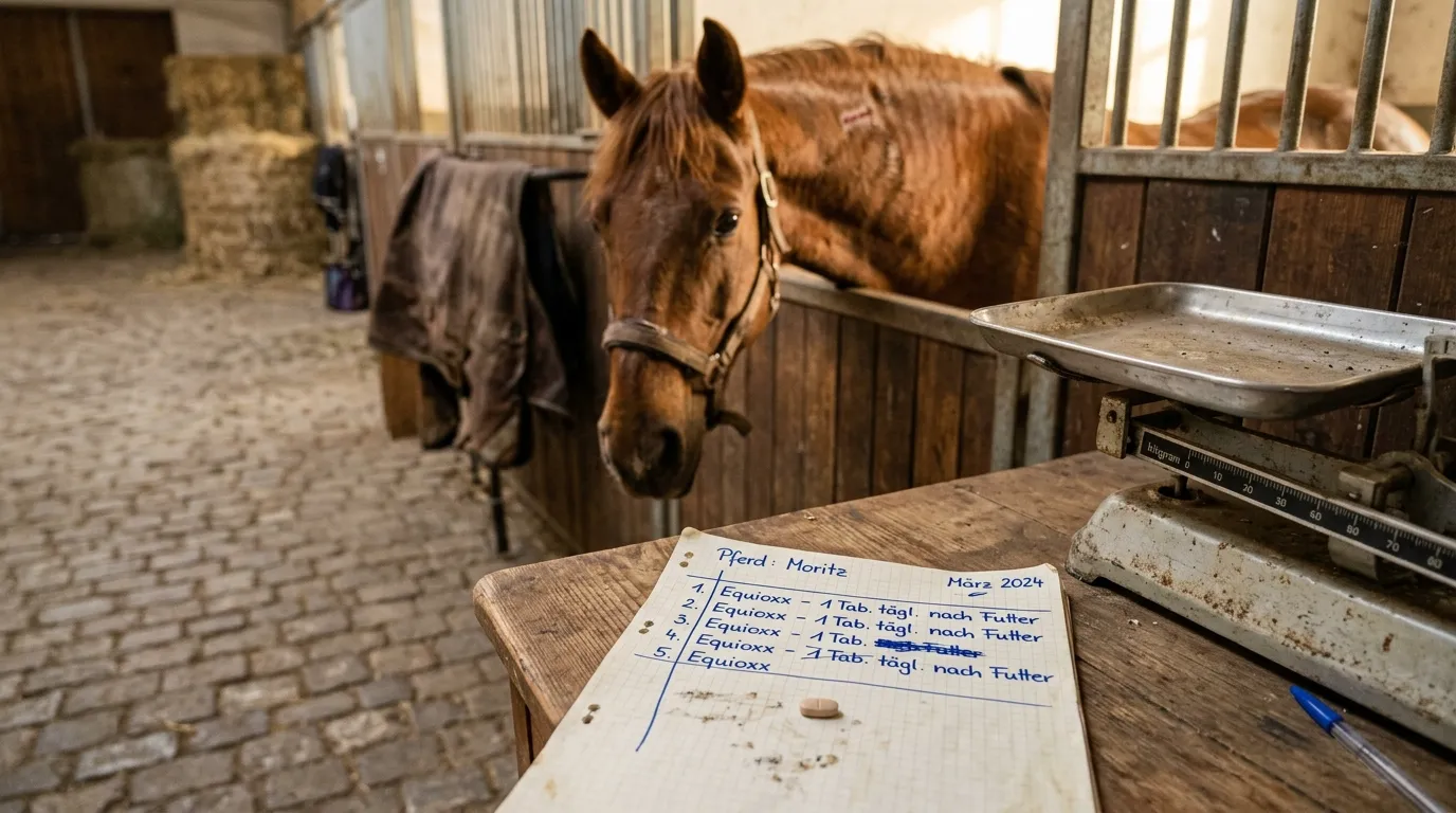 Equioxx Dosierung für Pferde nach Körpergewicht — 0,1 mg Firocoxib pro kg