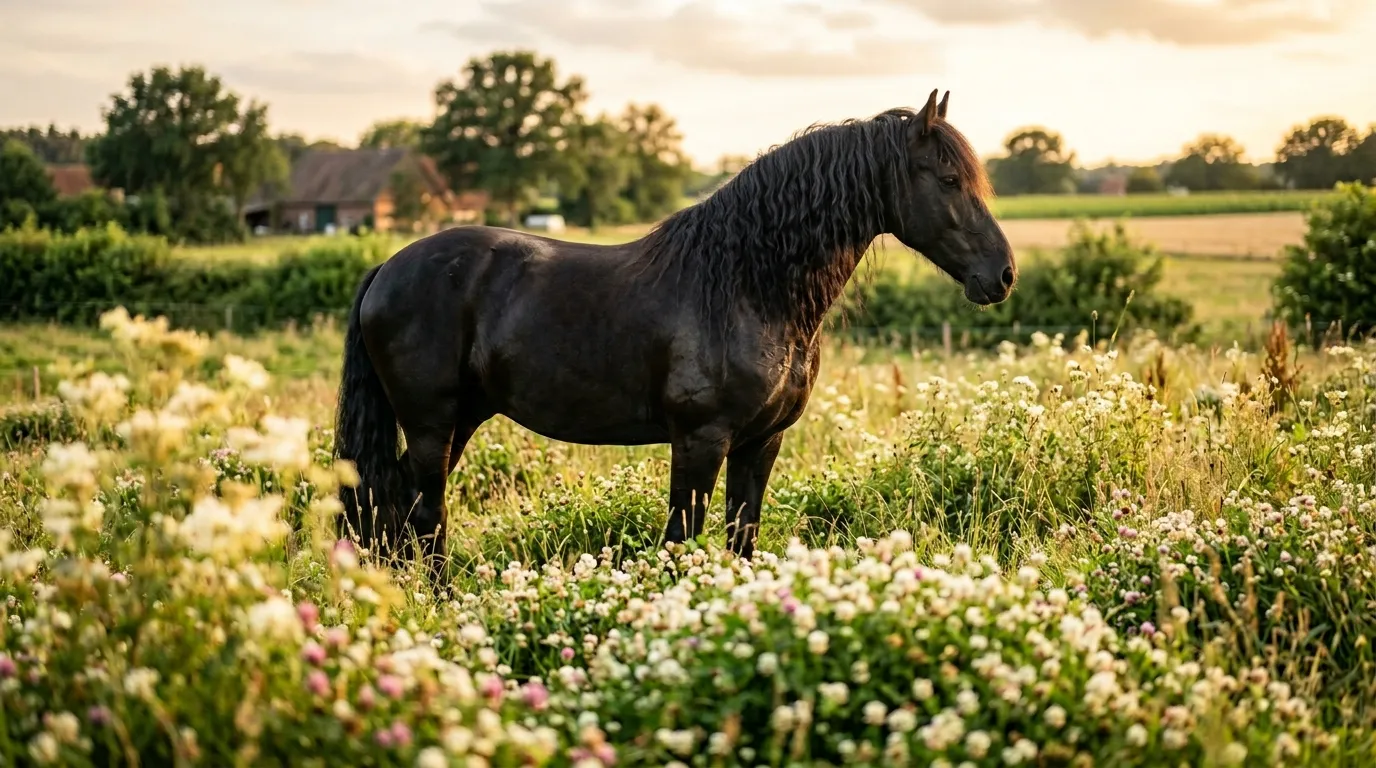 Equioxx Pferd auf der Weide — Lebensqualität bei chronischer Osteoarthritis