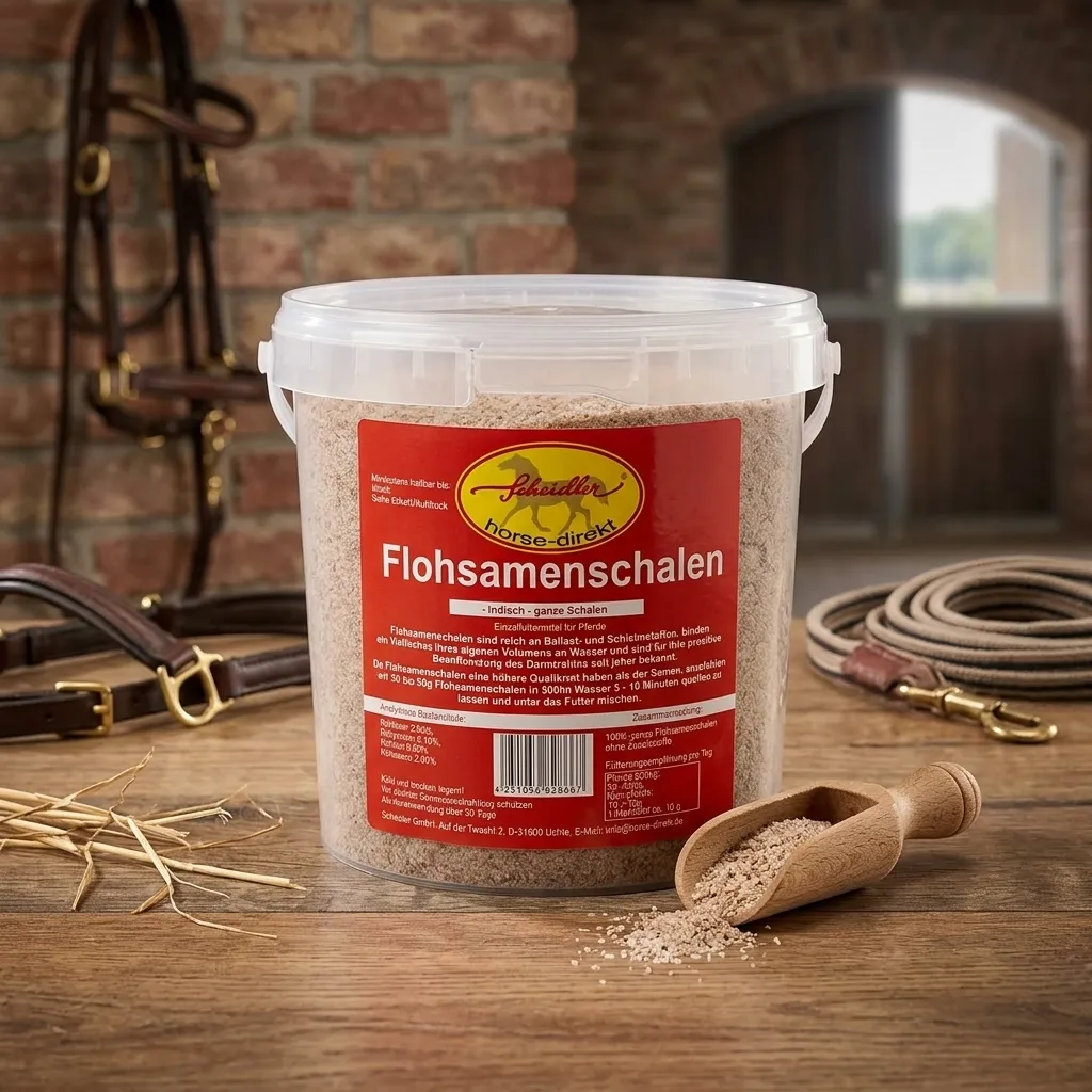 Scheidler horse-direkt 1 kg Eimer Flohsamenschalen indisch